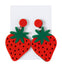 Earrings, strawberry | AP734230-A