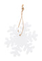Rpet ornament pom de crăciun, fulg de nea | AP800201-A