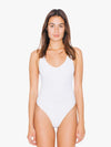 WOMEN'S COTTON SPANDEX TANK THONG BODYSUIT | AARSA8336