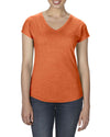 WOMEN'S TRI-BLEND V-NECK TEE | ANL6750V