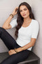 WOMEN’S TRI-BLEND DEEP SCOOP 1/2 SLEEVE TEE | ANL6756