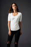 WOMEN’S TRI-BLEND DEEP SCOOP 1/2 SLEEVE TEE | ANL6756