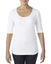 WOMEN’S TRI-BLEND DEEP SCOOP 1/2 SLEEVE TEE | ANL6756