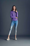 WOMEN’S LIGHTWEIGHT LONG SLEEVE HOODED TEE | ANL887