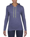 WOMEN’S LIGHTWEIGHT LONG SLEEVE HOODED TEE | ANL887