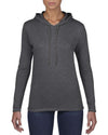 WOMEN’S LIGHTWEIGHT LONG SLEEVE HOODED TEE | ANL887
