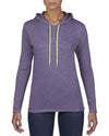WOMEN’S LIGHTWEIGHT LONG SLEEVE HOODED TEE | ANL887