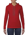 WOMEN’S LIGHTWEIGHT LONG SLEEVE HOODED TEE | ANL887
