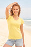 LADIES' MIDWEIGHT V-NECK TEE | CC3199