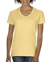 LADIES' MIDWEIGHT V-NECK TEE | CC3199