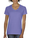 LADIES' MIDWEIGHT V-NECK TEE | CC3199