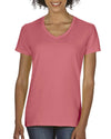 LADIES' MIDWEIGHT V-NECK TEE | CC3199