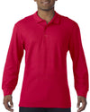 PREMIUM COTTON® ADULT LONG SLEEVE DOUBLE PIQUÉ POLO | GI85900