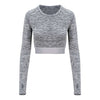 WOMEN'S LONG SLEEVE CROP T | JC039