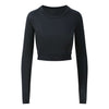 WOMEN'S LONG SLEEVE CROP T | JC039