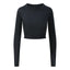 WOMEN'S LONG SLEEVE CROP T | JC039