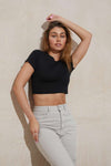 WOMEN'S TRI-BLEND CROPPED T | JT006