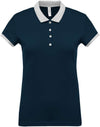 LADIES’ TWO-TONE PIQUÉ POLO SHIRT | KA259