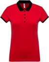 LADIES’ TWO-TONE PIQUÉ POLO SHIRT | KA259