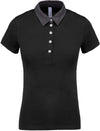 LADIES' TWO-TONE JERSEY POLO SHIRT | KA261