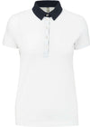 LADIES' TWO-TONE JERSEY POLO SHIRT | KA261