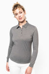 LADIES' LONG SLEEVE JERSEY POLO SHIRT | KA265