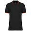 MEN'S 2 STRIPED SHORT SLEEVED POLOSHIRT | KA272