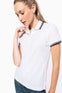 LADIE'S 2 STRIPED SHORT SLEEVED POLOSHIRT | KA273