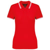 LADIE'S 2 STRIPED SHORT SLEEVED POLOSHIRT | KA273