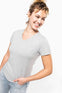 LADIES' SHORT-SLEEVED V-NECK T-SHIRT | KA3015
