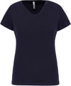 LADIES' SHORT-SLEEVED V-NECK T-SHIRT | KA3015