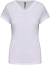 LADIES' SHORT-SLEEVED V-NECK T-SHIRT | KA3015