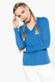 LADIES' LONG-SLEEVED V-NECK T-SHIRT | KA382