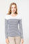 LADIES’ LONG-SLEEVED BRETON STRIPE TOP | KA386
