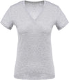 LADIES' SHORT-SLEEVED V-NECK T-SHIRT | KA390