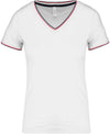 LADIES' PIQUÉ KNIT V-NECK T-SHIRT | KA394