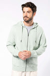 UNISEX ECO-FRIENDLY FRENCH TERRY ZIPPED HOODED SWEATSHIRT | KA4008