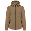 UNISEX 3-LAYER SOFTSHELL HOODED JACKET WITH REMOVABLE SLEEVES | KA422
