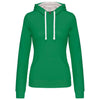 LADIES’ CONTRAST HOODED SWEATSHIRT | KA465