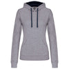 LADIES’ CONTRAST HOODED SWEATSHIRT | KA465