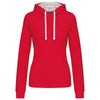 LADIES’ CONTRAST HOODED SWEATSHIRT | KA465