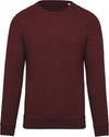 MEN'S ORGANIC COTTON CREW NECK RAGLAN SLEEVE SWEATSHIRT | KA480