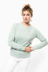 LADIES’ ORGANIC COTTON CREW NECK RAGLAN SLEEVE SWEATSHIRT | KA481