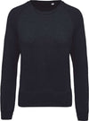 LADIES’ ORGANIC COTTON CREW NECK RAGLAN SLEEVE SWEATSHIRT | KA481