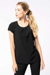 LADIES' SHORT-SLEEVED CREPE BLOUSE | KA5002