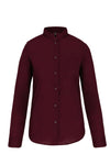 LADIES' LONG-SLEEVED MANDARIN COLLAR SHIRT | KA514