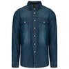 MEN'S LONG-SLEEVED DENIM SHIRT | KA519
