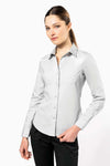LADIES' LONG-SLEEVED COTTON POPLIN SHIRT | KA542