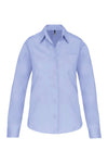 LADIES' LONG-SLEEVED COTTON POPLIN SHIRT | KA542