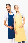 APRON WITH POCKET IN ORGANIC COTTON | KA8007